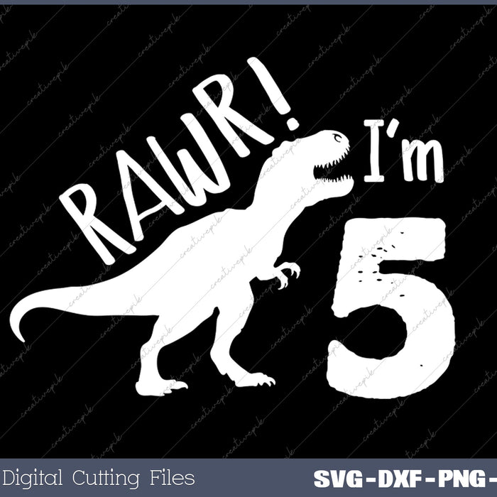 Rawr I'm 6 Dinosaur 6th Birthday Rawr I'm 6 Dinosaur 6th Birthday