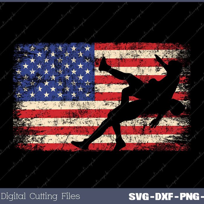 Wrestling USA Flag American Wrestling Wrestling USA Flag American Wrestling