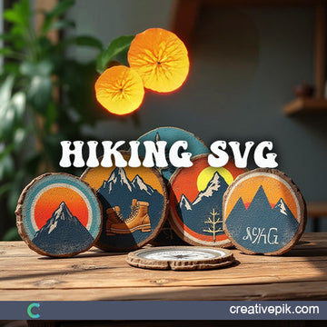 Hiking Svg