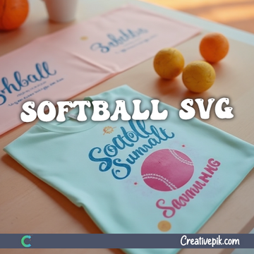 Softball Svg