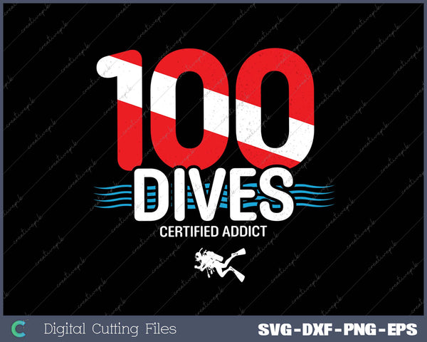 100th Dive Gift Diver Down Flag Scuba Diving