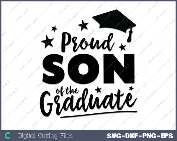 2025 Proud Son Of The Graduate SVG PNG Cutting Printable Files