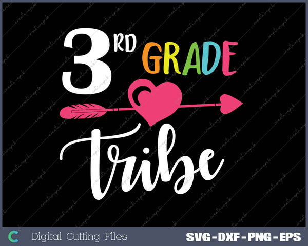 3rd Grade Tribe SVG PNG Cutting Printable Files