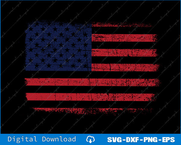 4th of July  American Flag Graphic Tees Tops Raglan Sleeve Fourth of July Svg Png File