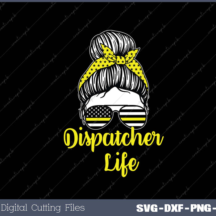 911 Dispatcher Life Female Operator Emergency Responder SVG