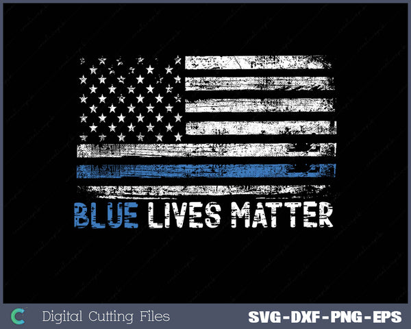 Blue Lives Matter Flag 