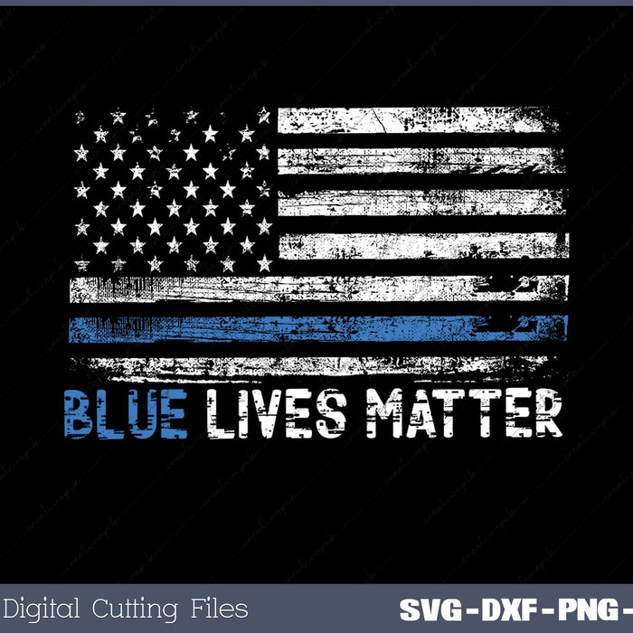 Blue Lives Matter Flag 