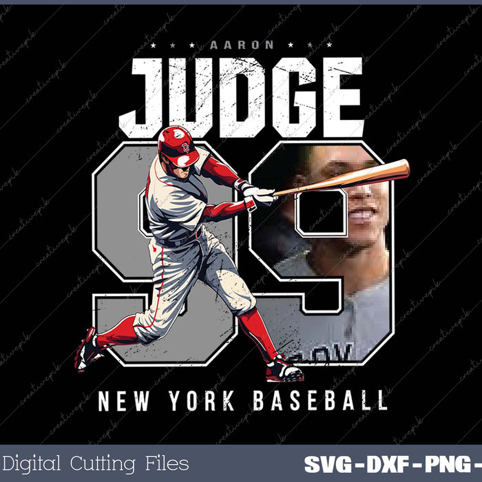 Aaron Judge Number Portrait Baj New York MLBPA