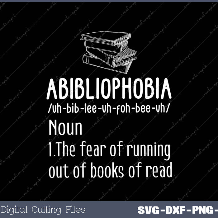 Abibliophobia Definition Reading Bookworm Reader 