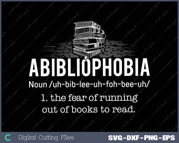 Abibliophobia The Fear Of Funning Out Of Books To Read  Funny Reader