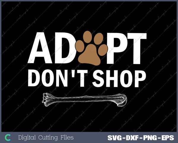 Adopt Don't Shop Rescue Animals Cat and Dog