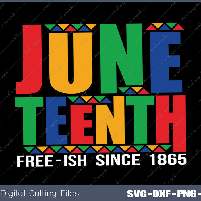 African American Juneteenth SVG PNG Cutting Printable Files