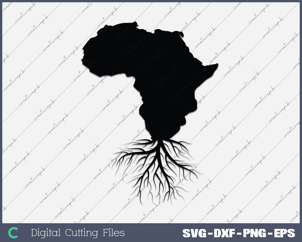 African Expat Pan African SVG PNG Cutting Printable Files