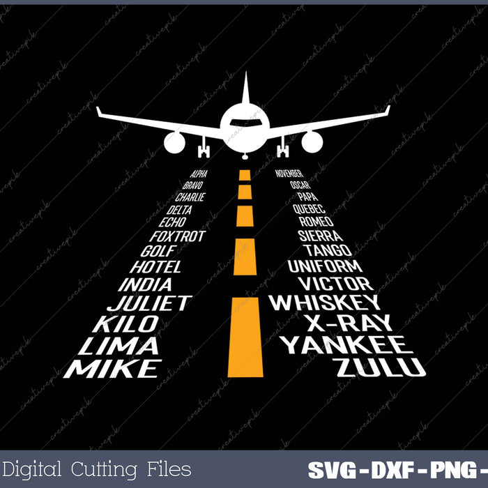 Airplane Pilot Airport Runway Phonetic Alphabet Plane