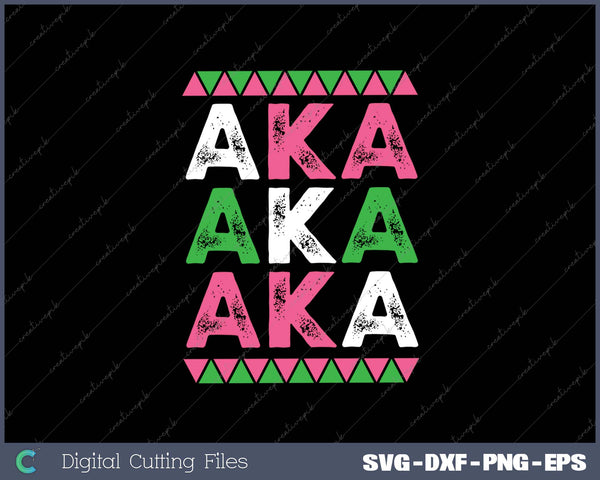 Aka Black History Month Family Matching SVG PNG Cutting Printable Files