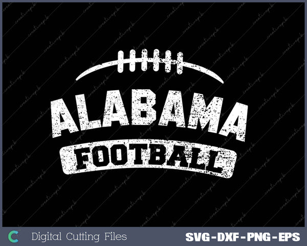 Alabama Football SVG PNG Cutting Printable Files