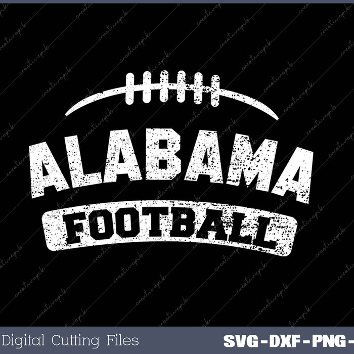 Alabama Football SVG PNG Cutting Printable Files