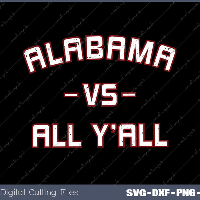 Alabama Throwback Design SVG PNG Cutting Printable Files