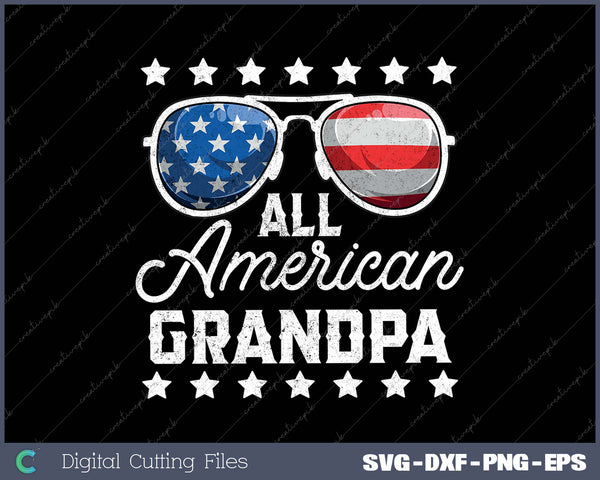 All American Grandpa 4th Of July