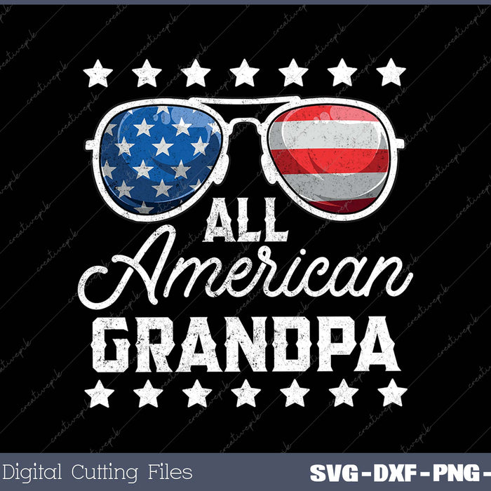 All American Grandpa 4th Of July