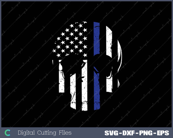American Flag Skull Service Men's Patriotic SVG PNG Cutting Printable Files
