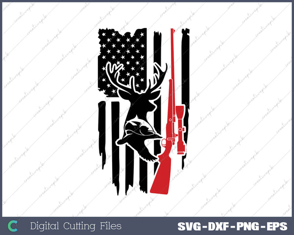 American flag SVG PNG Cutting Printable Files