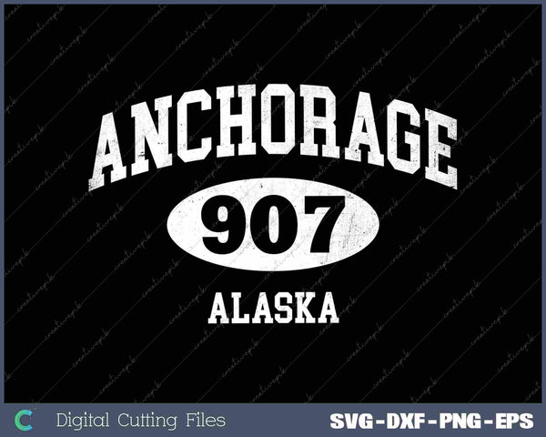 Anchorage Alaska AK 907 Vintage