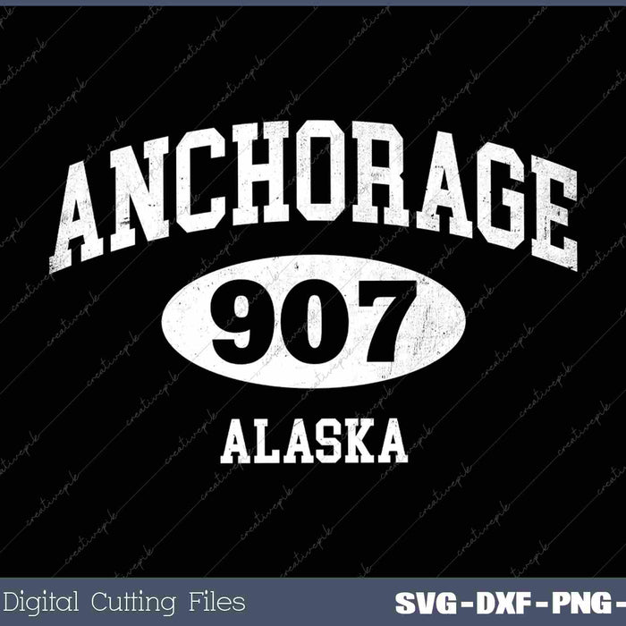 Anchorage Alaska AK 907 Vintage