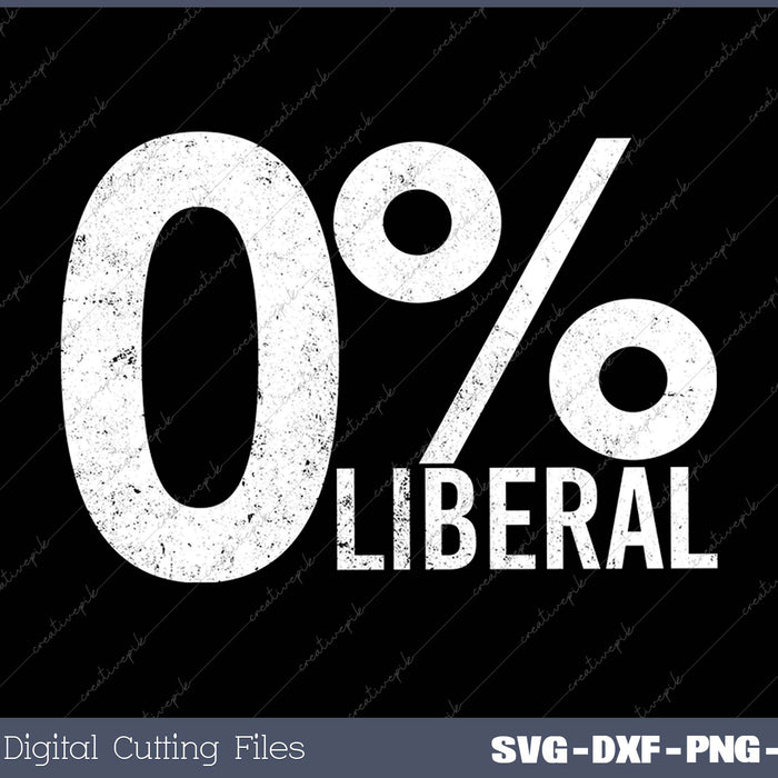 Anti Liberal Democrat Zero Percent Liberal