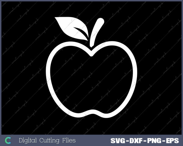 Apple Fruit Halloween Easy Lazy Costume SVG PNG Cutting Printable Files