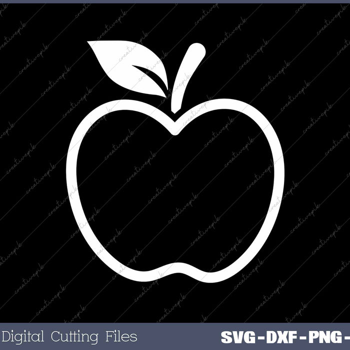 Apple Fruit Halloween Easy Lazy Costume SVG PNG Cutting Printable Files