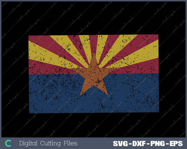 Arizona Flag The Grand Canyon State Phoenix SVG PNG Cutting Printable Files