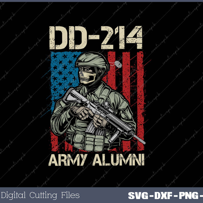 Army Alumni DD-214 SVG PNG Cutting Printable Files