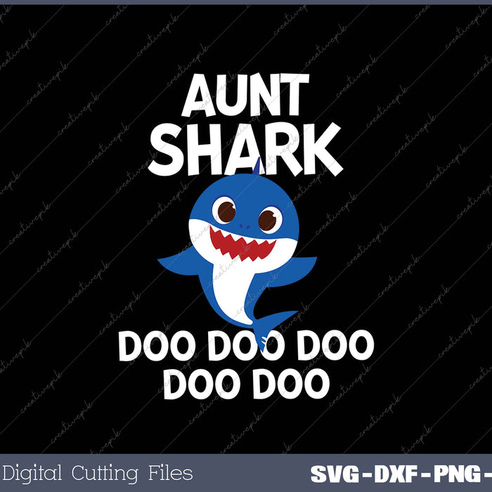 Aunt Shark Doo Doo Doo Funny Aunt