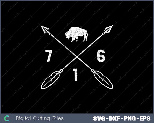 BFLO WNY Code Buffalo New York 716 SVG Cut files