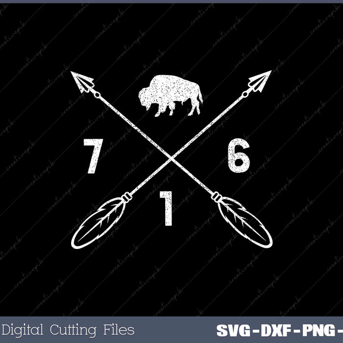 BFLO WNY Code Buffalo New York 716 SVG Cut files