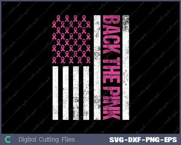 Back The Pink Breast Cancer Awareness Flag