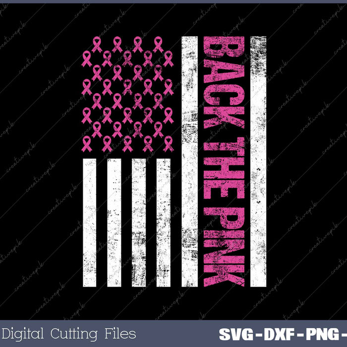 Back The Pink Breast Cancer Awareness Flag