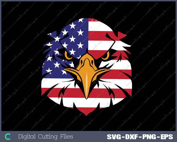 Bald Eagle 4th of July American Flag Patriotic Freedom USA