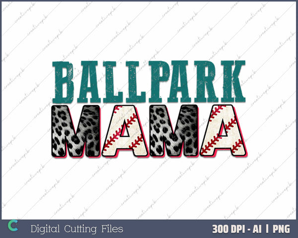 Ballpark Mama AI PNG