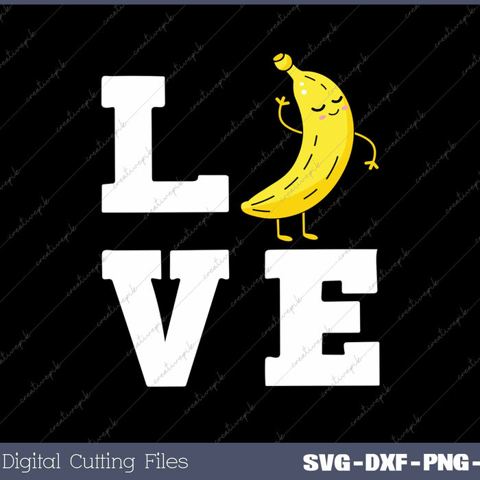 Banana Love Cute Banana Fruit Outfit 