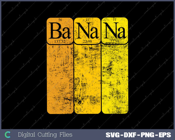 Banana Periodic Table Elements Banana