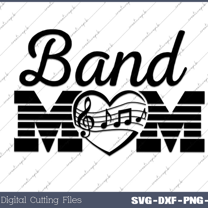  Band Mom Senior Band Mom SVG PNG Cutting Printable Files