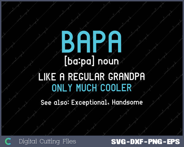 Bapa Gift- Like A Regular Grandpa Definition Cooler