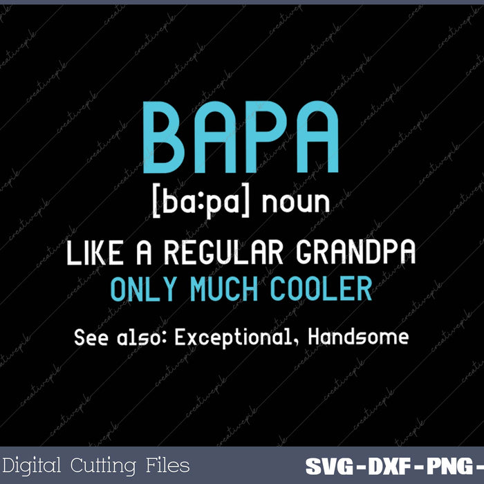 Bapa Gift- Like A Regular Grandpa Definition Cooler