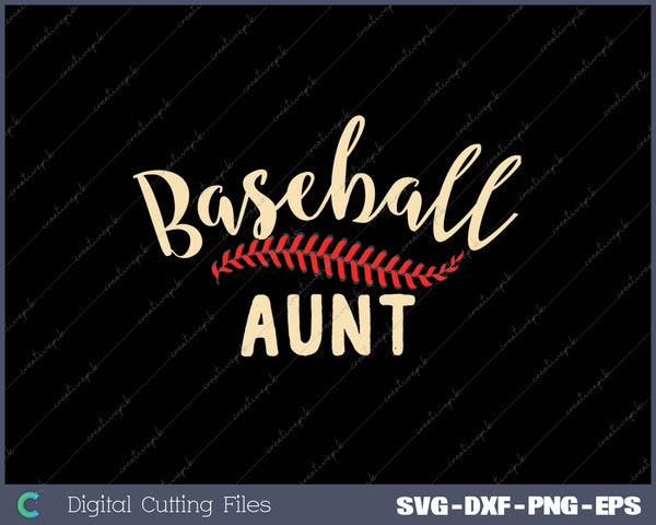 Baseball Aunt Definition Funny 