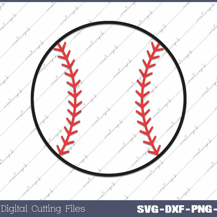 Baseball Clipart SVG PNG Cutting Printable Files