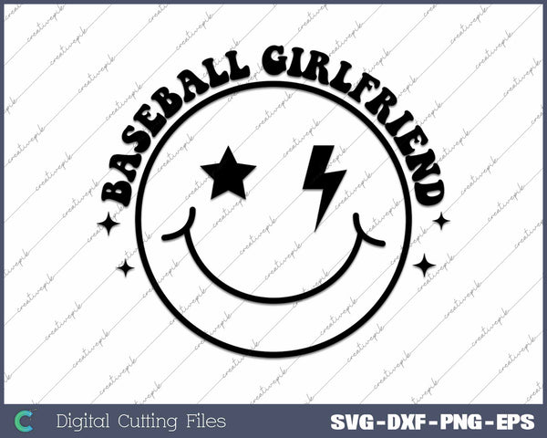 Baseball Girlfriend SVG PNG Cutting Printable Files