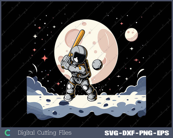 Baseball Novelty Astronaut Men Women Kids Funny Baseball 