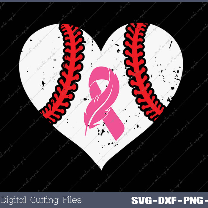 Baseball Pink Ribbon Breast Cancer Awareness